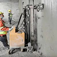 Machine à enduire électrique automatique de nouvelle conception, applique efficacement du mortier de ciment aux surfaces murales