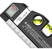 Niveau Laser Horizon mesure verticale 8 pieds aligneur règles métriques Standard mesure polyvalente niveleur ruban noir