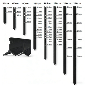 澳大利亚热浸镀锌金属钢y形栅栏柱星标黑色沥青涂层y柱 - Product Image 3