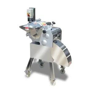 Machine de découpe de légumes professionnelle de coupe de tomate de grande capacité 500-800 kg/h/coupeur de Cube de légumes électrique