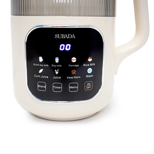 Machine à lait <span class=keywords><strong>de</strong></span> soja pour usage domestique 10-en-1, mixeur en acier inoxydable 1,2 L, appareil intelligent pour la préparation <span class=keywords><strong>de</strong></span> lait végétal, <span class=keywords><strong>jus</strong></span> <span class=keywords><strong>et</strong></span> pâte <span class=keywords><strong>de</strong></span> riz - Product Image 6