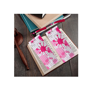 Lista de lectura Marcadores Rastreador Biblioteca Libro Club Tarjeta con borla Página de lectura de la Biblia Diario Registro Libro Marcador Kit de juego a granel - Product Image 6