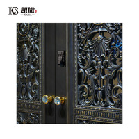 Puerta de Aluminio Estilo Arco con Ventanas Laterales, Aislamiento Térmico, Ignífuga, Insonorizada, Impermeable, Estilo Francés Europeo