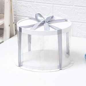 Mubarak-caja <span class=keywords><strong>de</strong></span> plástico con ventana para <span class=keywords><strong>pastel</strong></span> <span class=keywords><strong>de</strong></span> cumpleaños, caja <span class=keywords><strong>de</strong></span> papel para tarta <span class=keywords><strong>de</strong></span> <span class=keywords><strong>queso</strong></span> con ventana - Product Image 4