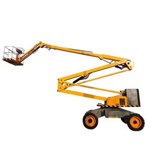 Diskon besar promosi 10m-22m Diesel-bensin Dual-Fuel artikulasi Boom Lift Self-Propelled Platform kerja udara - Product Image 4