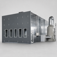 Cabine de pulvérisation pour traitement des COV destinée aux revêtements industriels