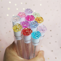 Brosses à cils colorées personnalisées de marque privée Baguette de mascara Brosse à cils Mascara Tube de brosse de nettoyage Spoolie