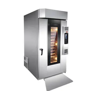Oven pemanggang roti Putar udara panas kapasitas besar komersil