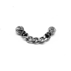 Cadena de cuentas de acero inoxidable yunnique para hacer pulseras, accesorios de joyería de forma irregular GZY-PJ0202 - Product Image 3