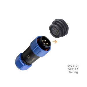 IP67 Waterproof Plastic Locking Plug on <strong>Off</strong> Mating SY21 21mm 2Pin 4Pin 5Pin Bayonet Weipu SY Connector for Boat Accessories - Product Image 4