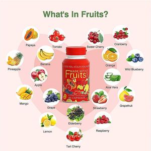 Cápsulas de Frutas y Verduras OEM y ODM, Suplemento Alimenticio Integral con Superalimentos de Frutas y Verduras, Mejora el Metabolismo - Product Image 4