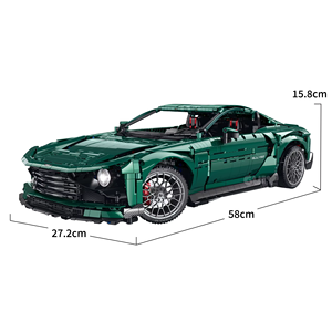 GULY 10662 Creative 1:8, Juego de Bloques de Construcción de Coche Deportivo a Control Remoto, Modelo de Coche de Carreras F1, Juguete de Ladrillos para Niños, Regalo para Niños - Product Image 1