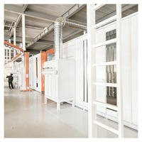 Ligne de production de peinture par pulvérisation entièrement automatique économique et peu coûteuse pour les profilés en aluminium