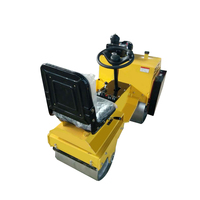 Rouleau 25 pouces vibrant pour faire de la marche et l'arrière, un appareil compact pour paver les tapis de route