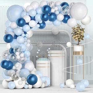 Ballons bleu pastel guirlande arc Kit Latex ballon ensemble bébé douche fête garçon anniversaire mariage décor - Product Image 2