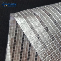 Rideaux occultants thermiques en aluminium pour l'extérieur, tissu d'ombrage / tissu occultant réfléchissant la lumière du soleil respirant argenté, découpe