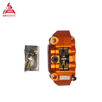 Kaliper Rem Hidrolik Adelin ADL-14 Universal 4-Piston CNC Aluminium Alloy untuk Sistem Bodi Sepeda Motor