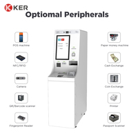 Kiosque de paiement automatique KER avec SDK activé, distributeur de billets ATM, accepteur de billets, machine de change de devises