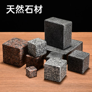 Granite Stone Blocks Natural Red Rock Cubes For Book Pressing And Decorative Use - Product Image 3