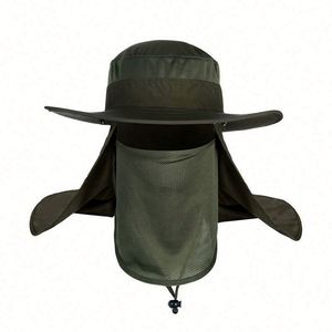 Sombrero de Pesca con Protección UV, Personalizable, de Alta Calidad, Bajo MOQ, con Cubierta para el Cuello y la Cara - Product Image 6