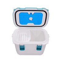 Panier de pêche isotherme portable et étanche en PP rotomoulé 10QT, personnalisé, moderne, pour le transport de sang, vétérinaire, réutilisable et anti-fuite