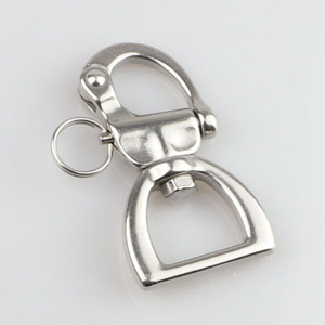 Snap còng thép không gỉ Châu Âu loại Dee và cung xiềng xích xoay nhanh chóng kết nối rộng Webbing còng Bail gian lận - Product Image 3