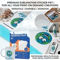 Papier autocollant vinyle imprimable A4 Premium, imperméable, mat, brillant, transparent, blanc, pour imprimante jet d'encre, autocollants brillants, papier vinyle