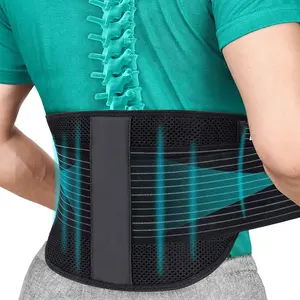 Youjie Custom Logo Fitness Lumbar Protection Belt Band Elastic Lower Back Support Waist Brace for Pain Relief