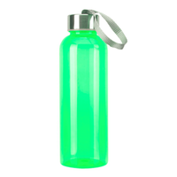 Rapha — bouteille à corps Transparent et personnalisé, à emporter, bouteille en plastique sans BPA, avec bouchon en acier inoxydable, 500ml
