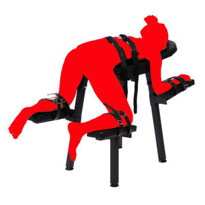 BDSM-bevestigingsapparatuur, seksmachine, massagebed voor volwassen koppels met polsboeien, slavenbank, seksstoel voor spanking. - Product Image 1