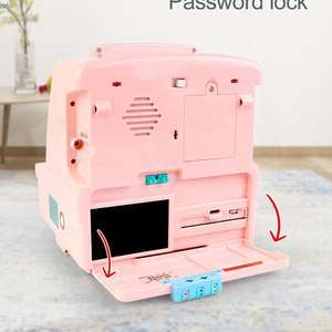 Hucha educativa Caja de ahorro de dinero, Depósito automático de plástico Cajeros Mini <span class=keywords><strong>Cajero</strong></span> Automático automático Banco de Juguetes - Product Image 4