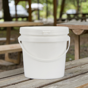Fabricação Profissional 2L Branco PP Balde De Plástico Food Grade Tambores De Plástico Pails & Barrels