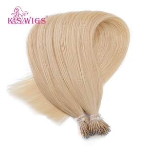 Cabello Liso Natural Virgen Remy Chino 100% al por Mayor con Anillo Nano, Cutícula Alineada, Doble Trama, Sin Caída, Color con Mechas - Product Image 3