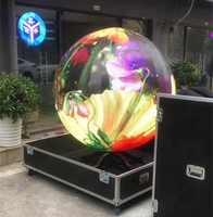 LED Küresel Ekran İç Mekan Esnek Hareketli Ekran Paneli Dijital Poster Reklam Karşılama CMS Metin Animasyon Perakende Mağazası