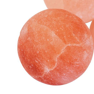 High Quality Round Pink Rock Salt Massage Stone Handmade Natural Himalayan Eco-Friendly <b>Bar</b> For Skin Softening Heated <b>Cool</b> - Product Image 2