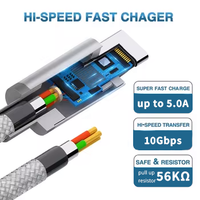 Nylon tressé USB3.0A mâle TYPE C câble de données à haute Transmission multifonctionnel nouveau câble pour chargeur de téléphone ordinateur USB 3.0