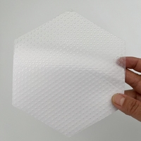 Autocollants adhésifs hexagonaux transparents en EVA, antidérapants, résistants aux UV et imperméables, à pression unilatérale, pour le surf