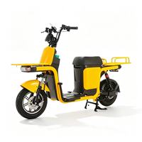 Vélo électrique de livraison de courses et d'aliments 800W OEM en gros avec freins à disque avant et arrière, option de peinture personnalisée du cadre