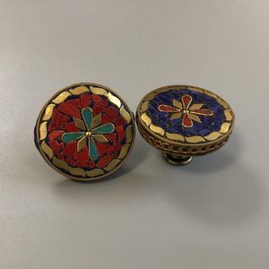 Maniglie in Lega di Stile <span class=keywords><strong>Etnico</strong></span> Squisito, Intricatamente Lavorate per Armadi, Cassetti e <span class=keywords><strong>Mobili</strong></span> con Dettagli Culturali Autentici - Product Image 4