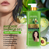 Gel douche éclaircissant à la vitamine C et au curcuma, gommage éclaircissant, élimine les taches brunes, action rapide en 7 jours, blanchissant pour les femmes, peau vieillissante, 1000 ml