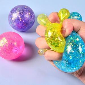 Balle sensorielle anti-stress Flash Squeeze Cube pour l'anxiété, l'autisme, le TDAH – Jouet de décompression réutilisable à remontée lente pour soulager le stress - Product Image 4