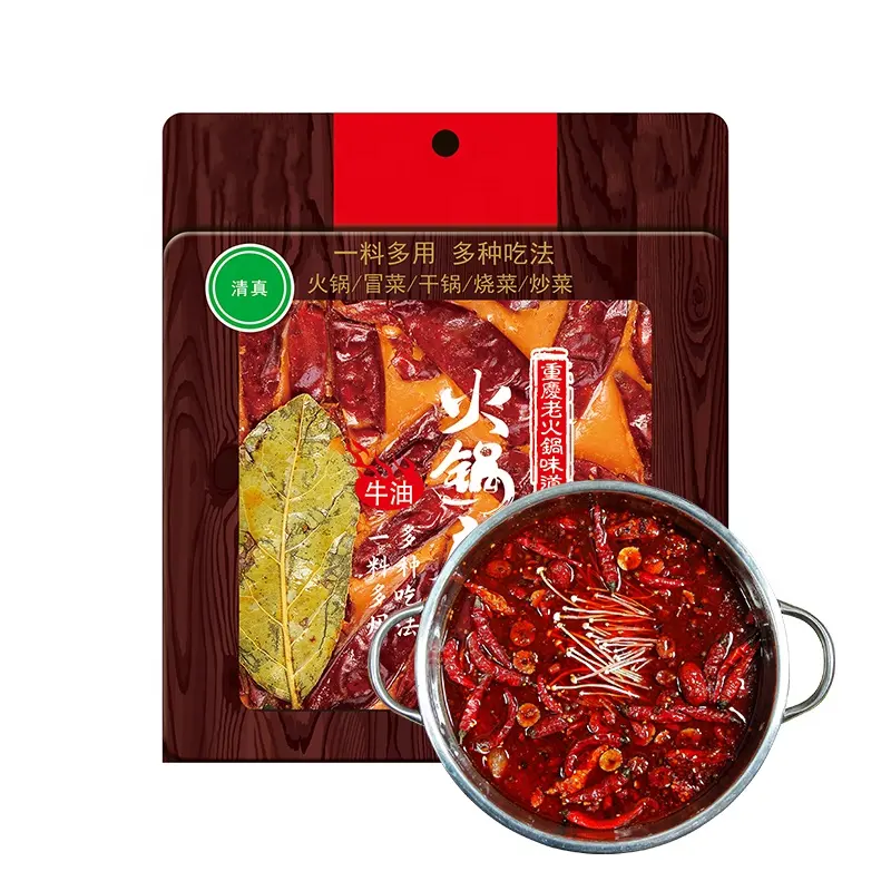 Tianchu 200g Großhandel Halal Gewürze für Restaurant Hot Pot Base Gewürz mischung Würziger Geschmack Hot Pot Suppe Basis