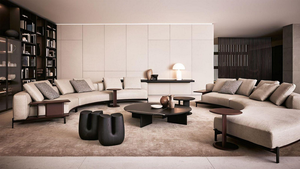 Canapé en bois au design européen de qualité supérieure pour chambre à coucher, salon, hôtel et appartement, meubles de maison - Product Image 5