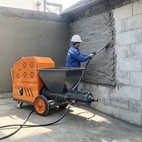 Machine de pulvérisation de mortier compacte, directement de l'usine, pour ciment, béton et plâtre – Équipement de pulvérisation murale