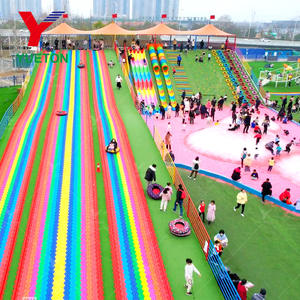 Pista de Esquí Seco Rainbow Slide, Tobogán de Nieve Artificial para las Cuatro Estaciones, Tobogán Seco, Equipo de Juegos para Interiores/Exteriores - Product Image 5