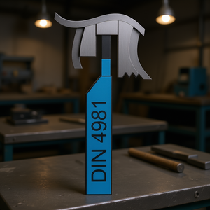 Ciseaux de coupe industriels Fervi Braised DIN 4981 - Product Image 3