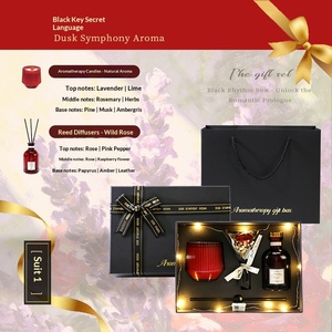 Coffret Cadeau Luxe Bougie Parfumée Rose Noire & Diffuseur à Bâtonnets – Huile Essentielle Parfum d'Ambiance Décoration Chambre - Product Image 5