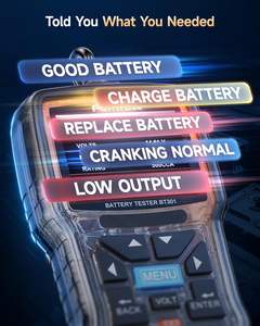 Para FOXWELL NT301 Sistema De Carregamento De Manivela Digital 6V 12V Alternador Automotivo Analisador Testador De Bateria para Caminhões De Carros 1 ano - Product Image 3