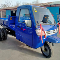 Tricycle à moteur diesel de 1 à 5 tonnes Tricycle domestique Cargo Tricycle à moteur diesel adapté à un usage rural et industriel