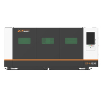 XT-A1530 de découpe laser à fibre d'aluminium CNC 1500*3000mm avec table unique